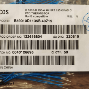 B59010d1135b040 Epcos Thermistor Genuine Reliable Tech Electr
